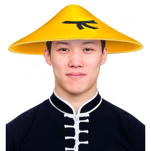 Far East Asian Hat Yellow Color