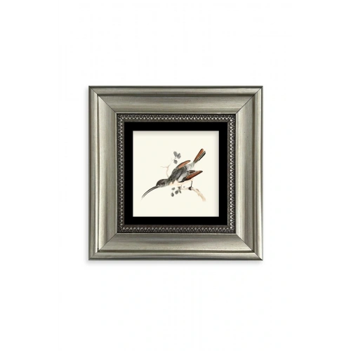 Uzun Gaga Çerçeveli Taş Tablo 20 cm