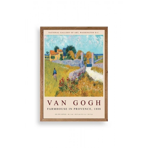 Van Gogh Ahşap Çerçeveli Tablo 23 x 30
