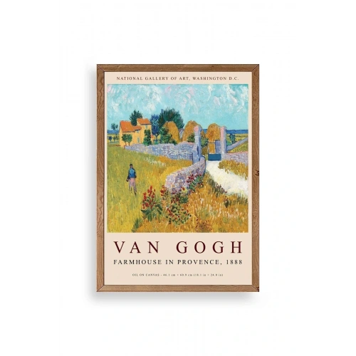 Van Gogh Ahşap Çerçeveli Tablo 23 x 30