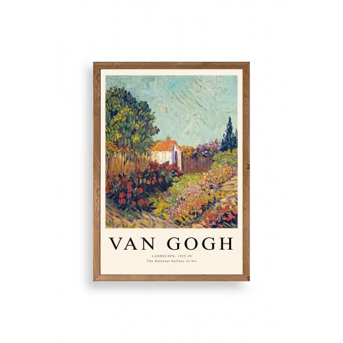Van Gogh Ahşap Çerçeveli Tablo 23 x 30