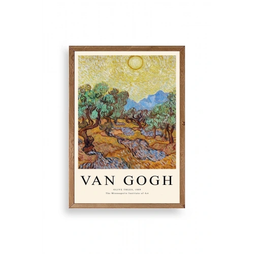 Van GOgh Ahşap Çerçeveli Tablo 23 x 30