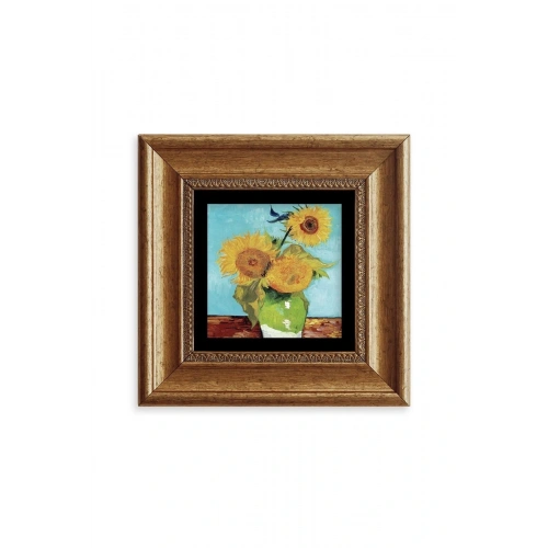 Van Gogh Çerçeveli Taş Tablo 20 cm