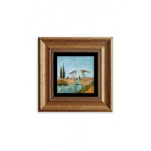 Van Gogh Çerçeveli Taş Tablo 20 cm