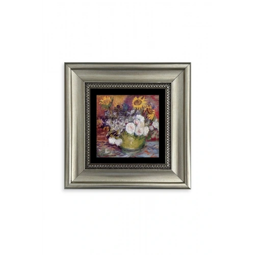 Van Gogh Çerçeveli Taş Tablo 20 cm