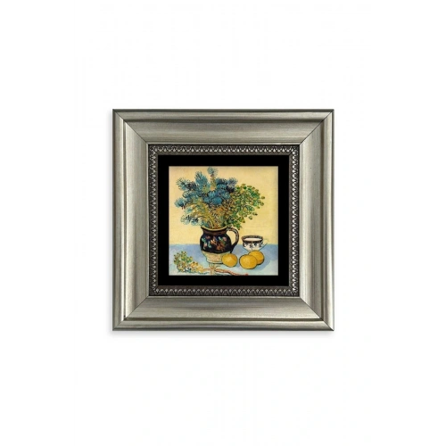 Van Gogh Çerçeveli Taş Tablo 20 cm