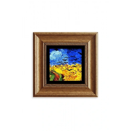 Van Gogh Çerçeveli Taş Tablo 20 cm