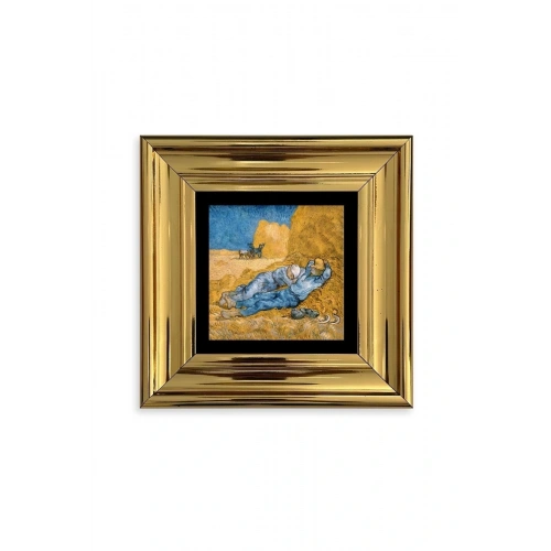 Van Gogh Çerçeveli Taş Tablo 20 cm