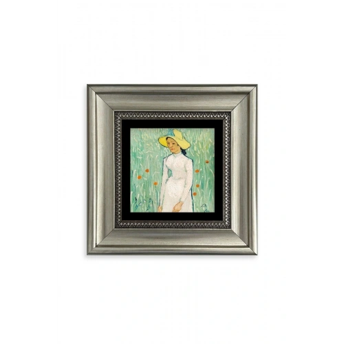Van Gogh Çerçeveli Taş Tablo 20 cm