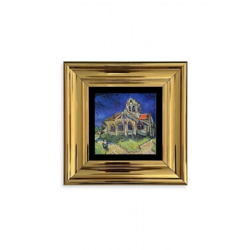 Van Gogh Çerçeveli Taş Tablo 20 cm