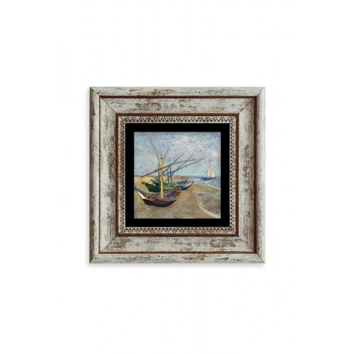 Van Gogh Çerçeveli Taş Tablo 20 cm