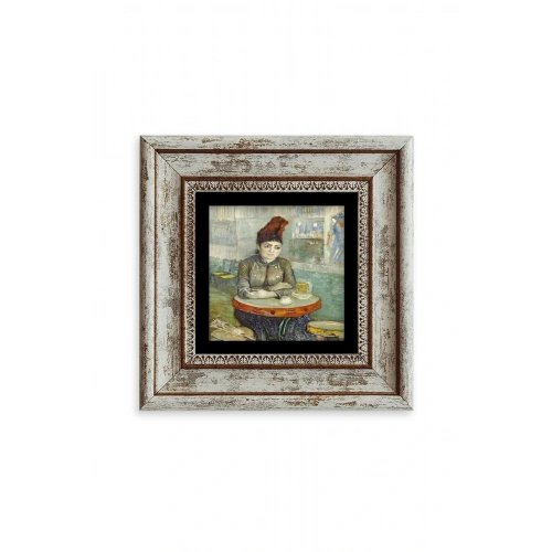 Van Gogh Çerçeveli Taş Tablo 20 cm