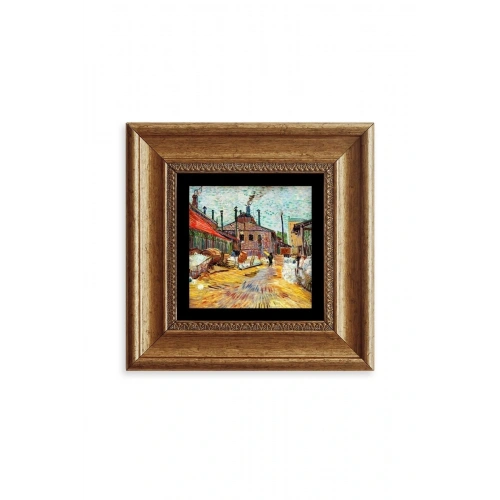 Van Gogh Çerçeveli Taş Tablo 20 cm