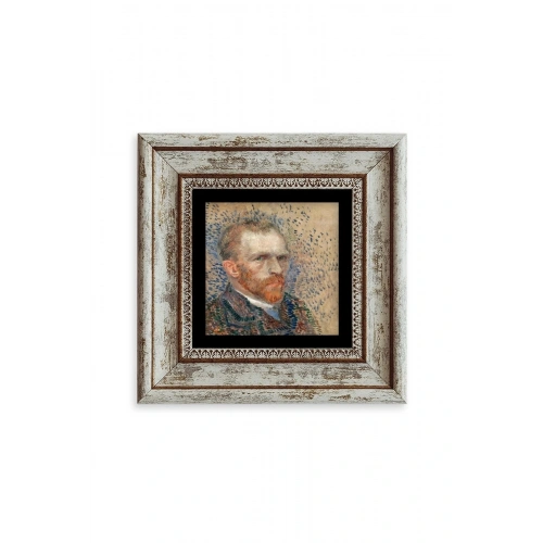 Van Gogh Çerçeveli Taş Tablo 20 cm