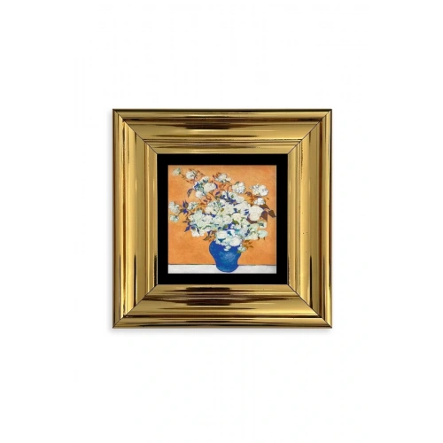 Van Gogh Çerçeveli Taş Tablo 20 cm