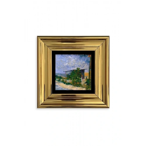 Van Gogh Çerçeveli Taş Tablo 20 cm