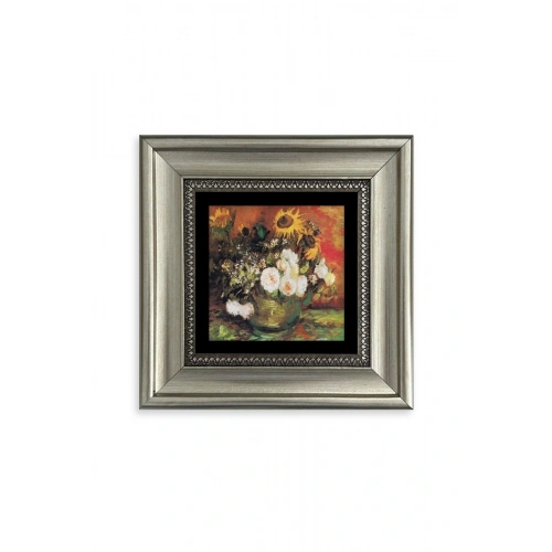 Van Gogh Çerçeveli Taş Tablo 20 cm