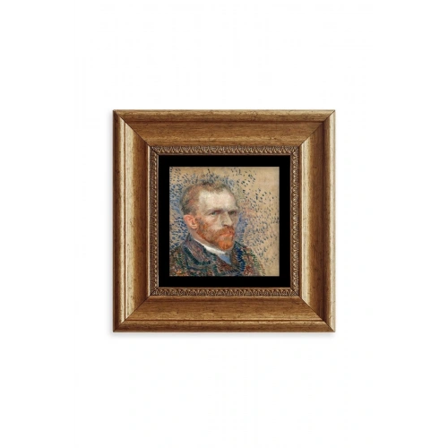 Van Gogh Çerçeveli Taş Tablo 20 cm