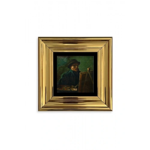 Van Gogh Çerçeveli Taş Tablo 20 cm