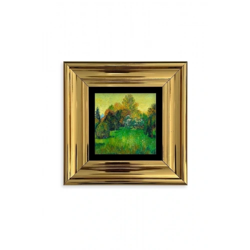 Van Gogh Çerçeveli Taş Tablo 20 cm