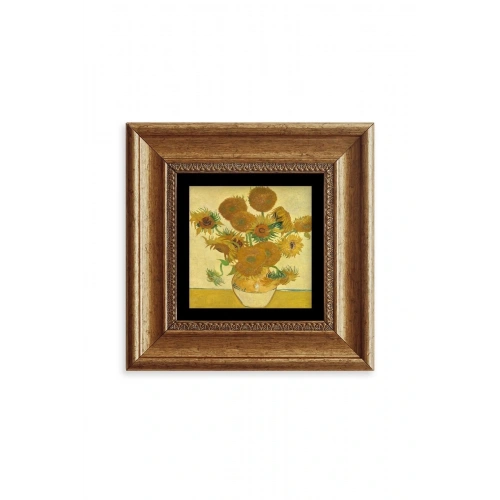 Van Gogh Çerçeveli Taş Tablo 20 cm