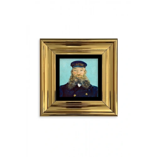 Van Gogh Çerçeveli Taş Tablo 20 cm