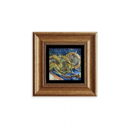 Van Gogh Çerçeveli Taş Tablo 20 cm