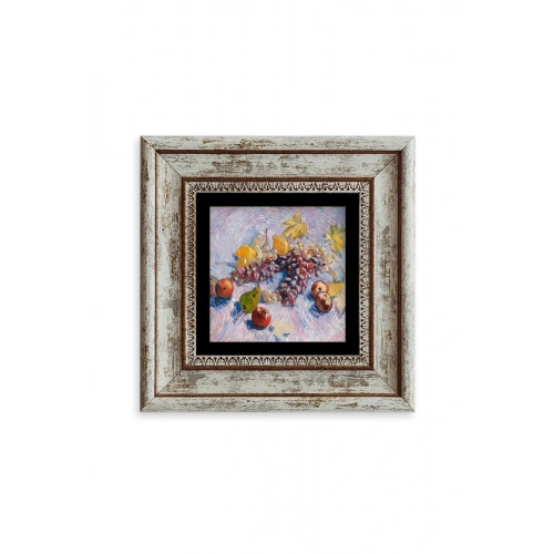 Van Gogh Çerçeveli Taş Tablo 20 cm