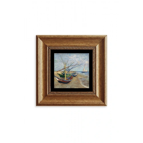 Van Gogh Çerçeveli Taş Tablo 20 cm