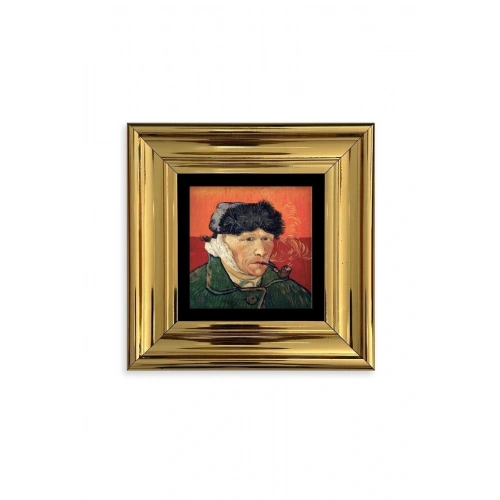 Van Gogh Çerçeveli Taş Tablo 20 cm