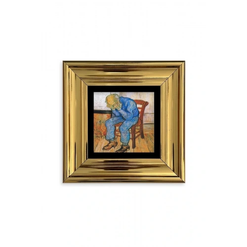 Van Gogh Çerçeveli Taş Tablo 20 cm