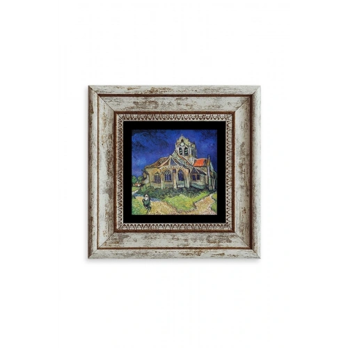 Van Gogh Çerçeveli Taş Tablo 20 cm