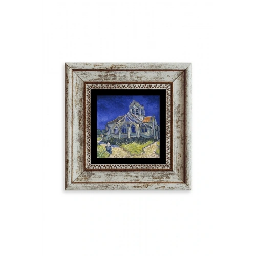 Van Gogh Çerçeveli Taş Tablo 20 cm