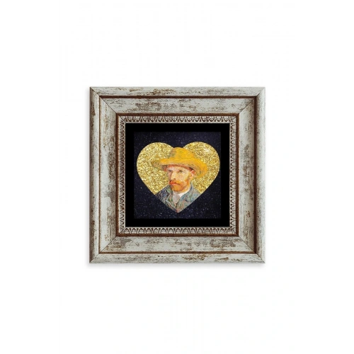 Van Gogh Çerçeveli Taş Tablo 20 cm