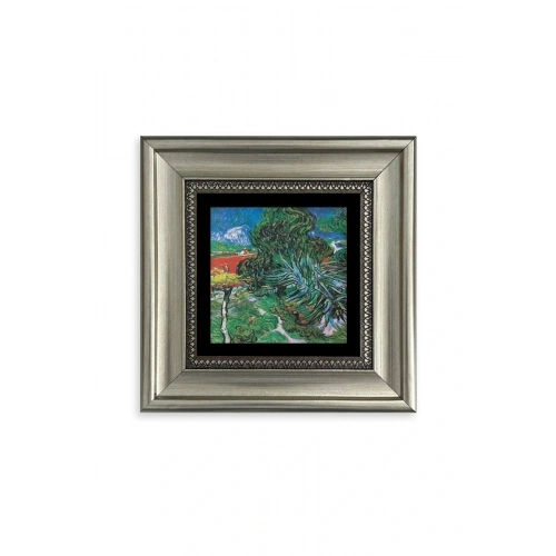 Van Gogh Çerçeveli Taş Tablo 20 cm