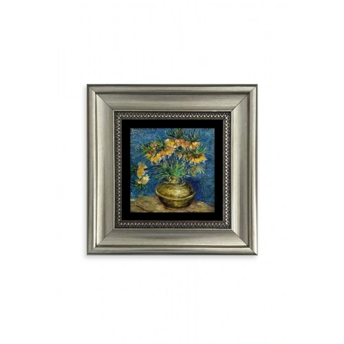 Van Gogh Çerçeveli Taş Tablo 20 cm