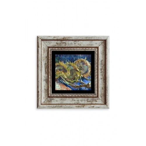 Van Gogh Çerçeveli Taş Tablo 20 cm