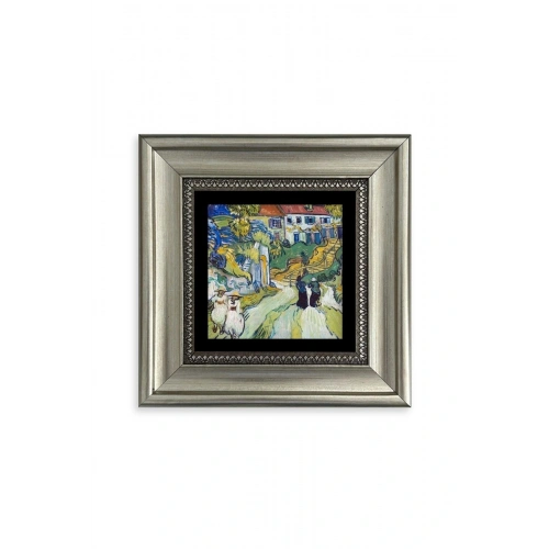 Van Gogh Çerçeveli Taş Tablo 20 cm