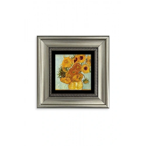 Van Gogh Çerçeveli Taş Tablo 20 cm