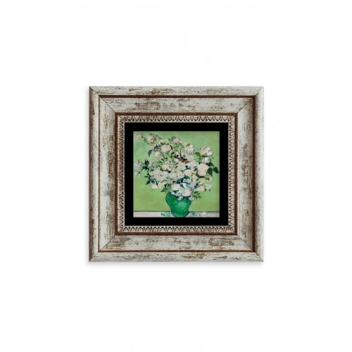 Van Gogh Çerçeveli Taş Tablo 20 cm