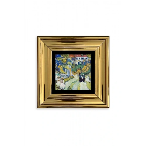 Van Gogh Çerçeveli Taş Tablo 20 cm