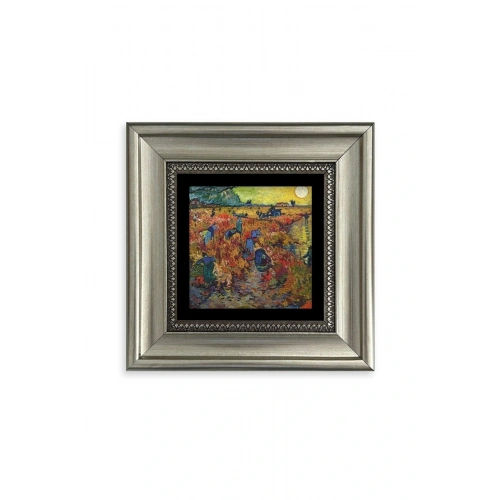 Van Gogh Çerçeveli Taş Tablo 20 cm