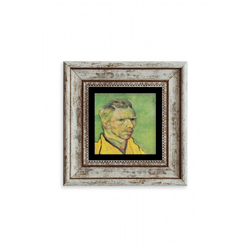 Van Gogh Çerçeveli Taş Tablo 20 cm