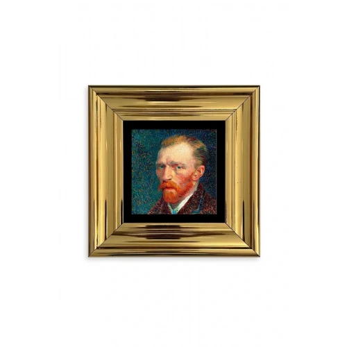 Van Gogh Çerçeveli Taş Tablo 20 cm