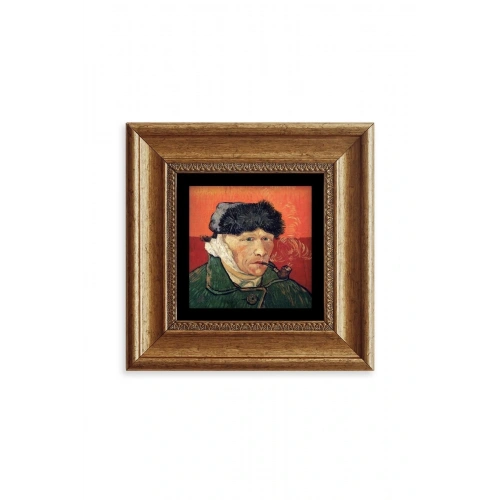 Van Gogh Çerçeveli Taş Tablo 20 cm
