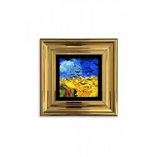 Van Gogh Çerçeveli Taş Tablo 20 cm