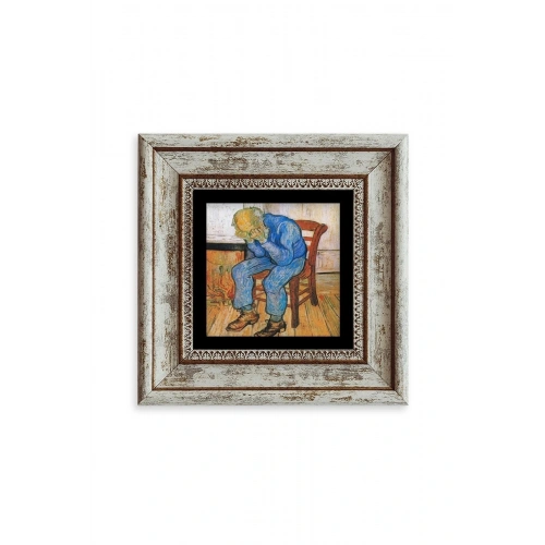 Van Gogh Çerçeveli Taş Tablo 20 cm