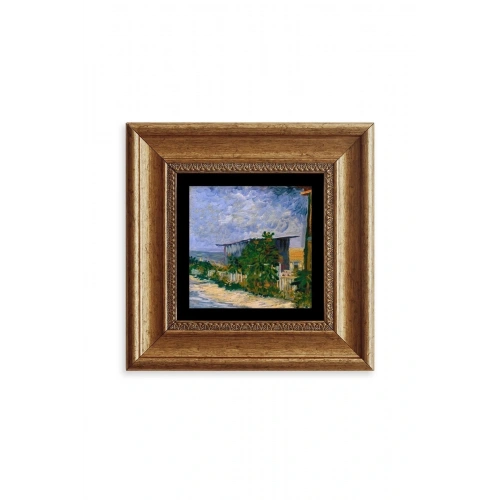 Van Gogh Çerçeveli Taş Tablo 20 cm