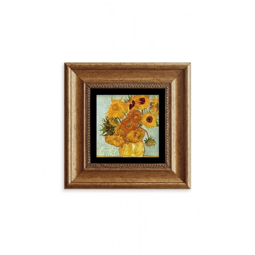 Van Gogh Çerçeveli Taş Tablo 20 cm