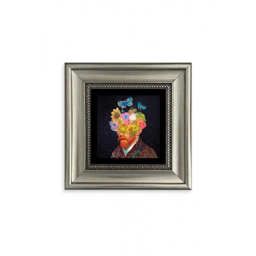 Van Gogh Çerçeveli Taş Tablo 20 cm